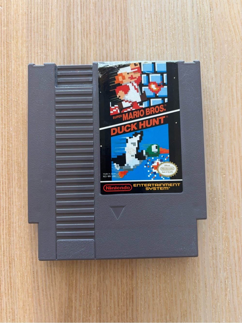 Vintage 1985! Super Mario Bros / Duck Hunt Nintendo game (O)